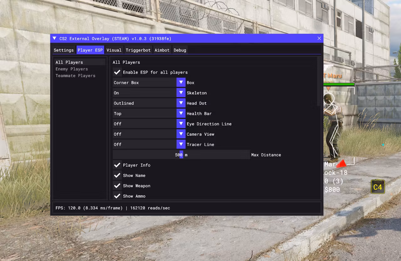 CS2 External Overlay (STEAM) screenshot 6