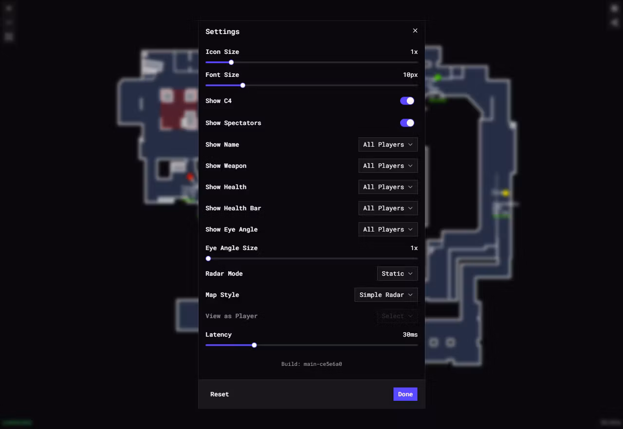 CS2 Web Radar (STEAM) screenshot 2