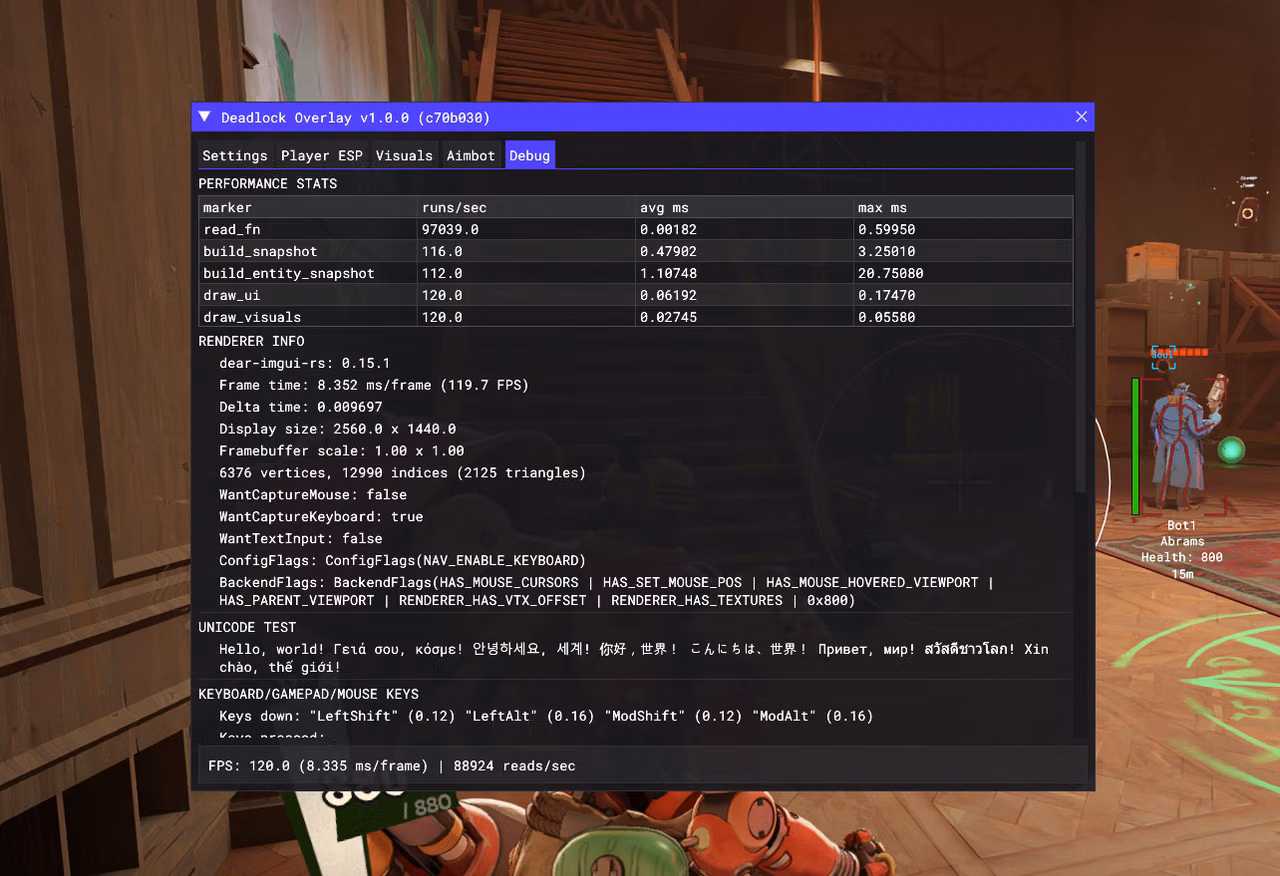 Deadlock Overlay screenshot 6