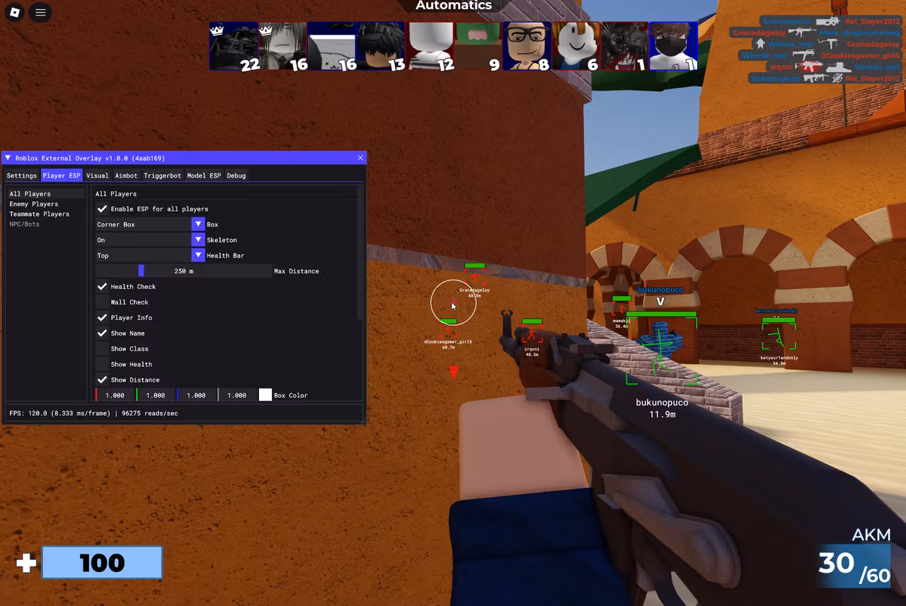 Roblox External Overlay screenshot 14
