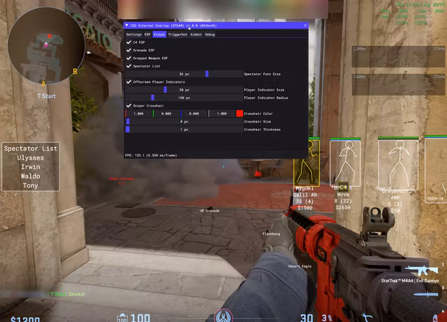 CS2 External Overlay (STEAM) 1